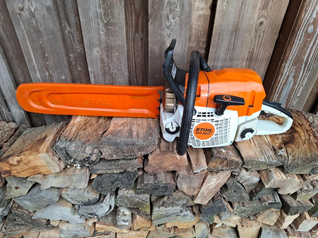 Stihl ms 362c kettingzaag, Ophalen