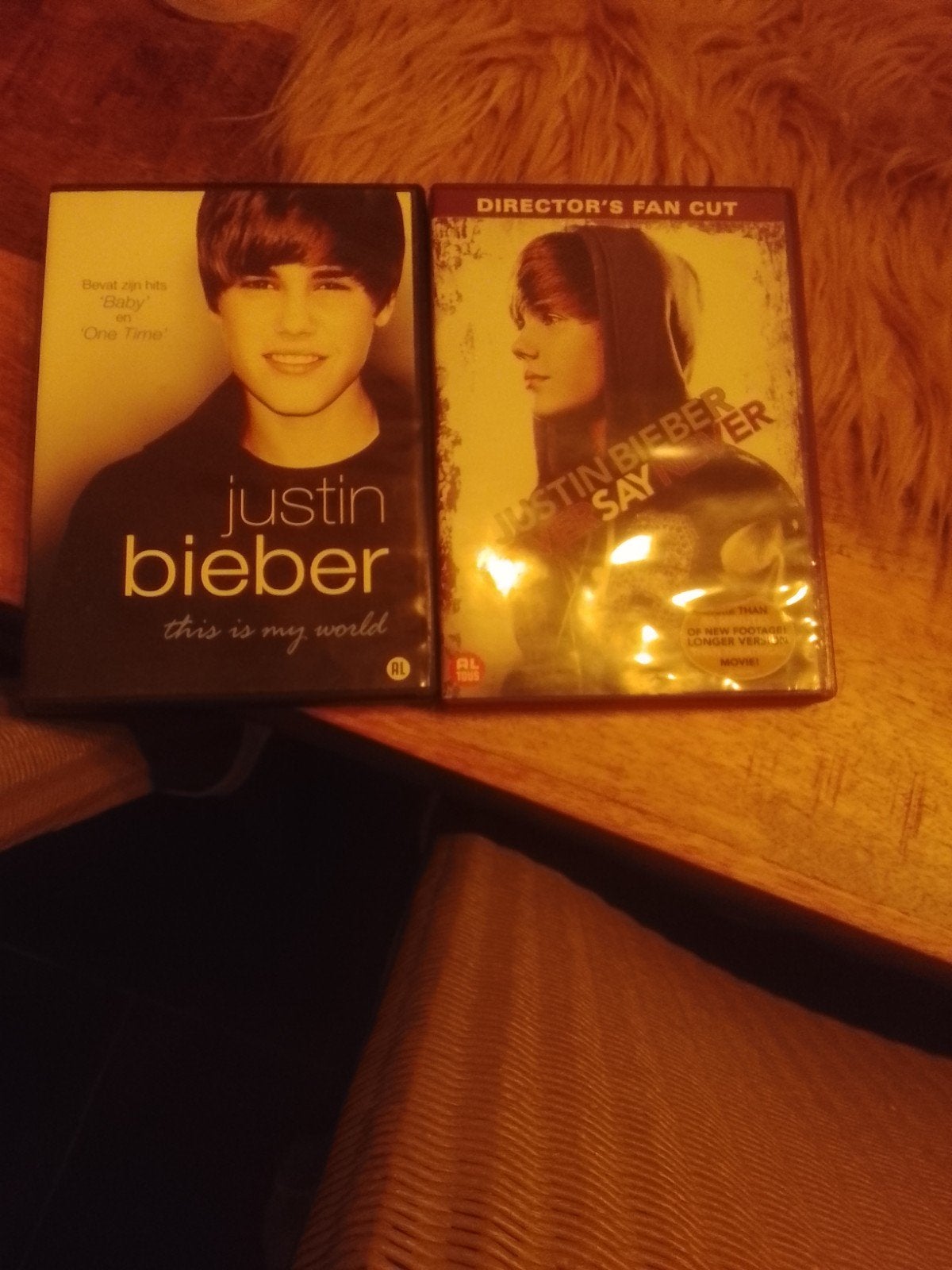 justin bieber this is my world / never say never, Cd's en Dvd's, Dvd's | Cabaret en Sketches, Ophalen of Verzenden