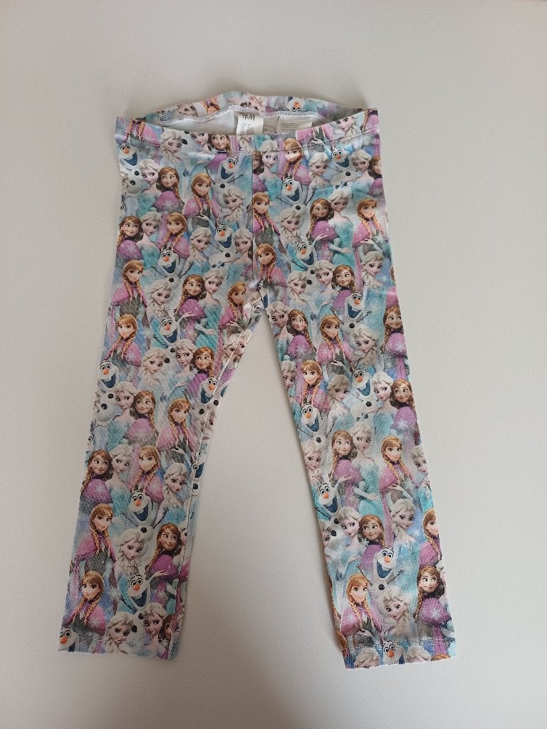 Legging 'Frozen' maat 92 H&M, Kinderen en Baby's, Kinderkleding | Maat 92, Broek, Gebruikt, Meisje, H&M