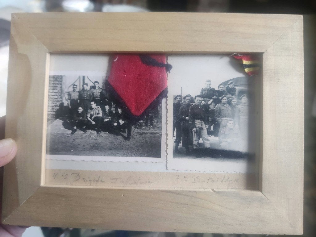 Photos originales libération bataillon de fusiliers belges, Enlèvement ou Envoi, Armée de terre