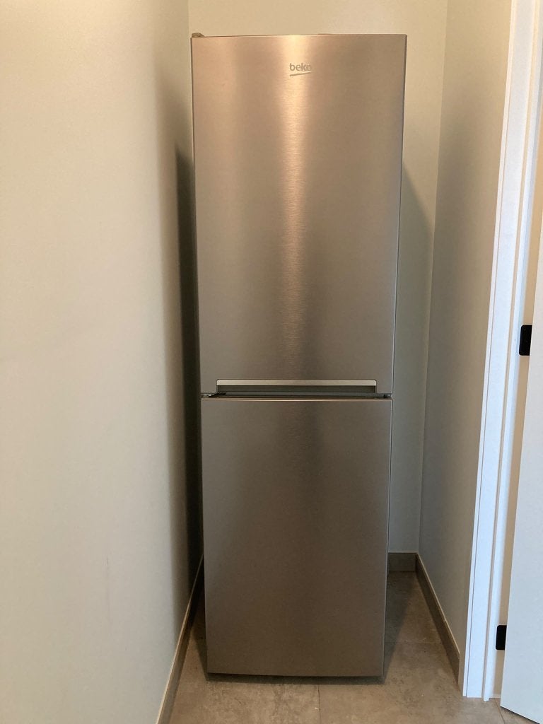 BEKO DRCSE287K30XPN Koel-vriescombinatie, Avec compartiment congélateur, 160 cm ou plus, Enlèvement, Utilisé