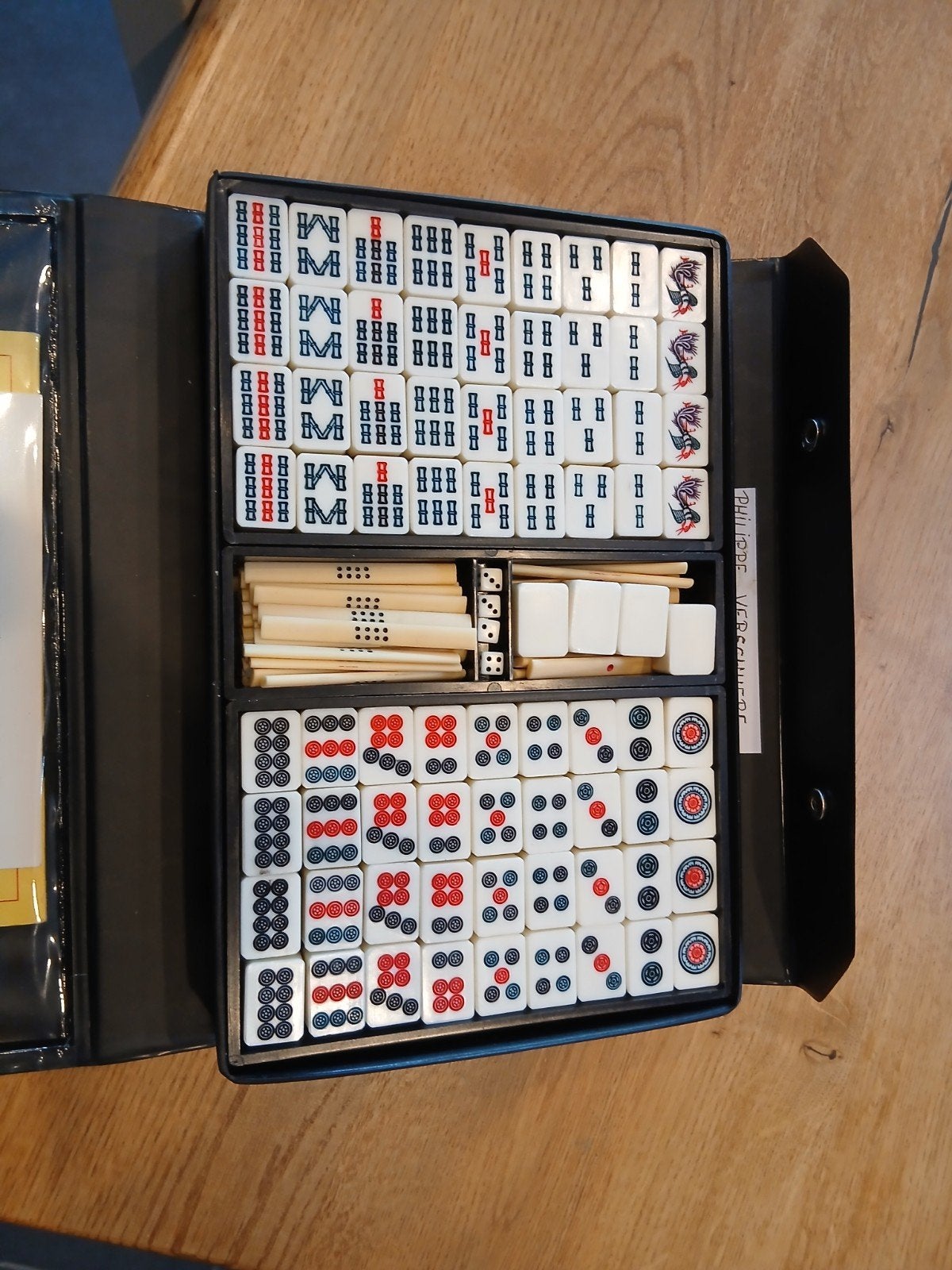mahjong speelset, Hobby en Vrije tijd, Gezelschapsspellen | Overige, Ophalen of Verzenden