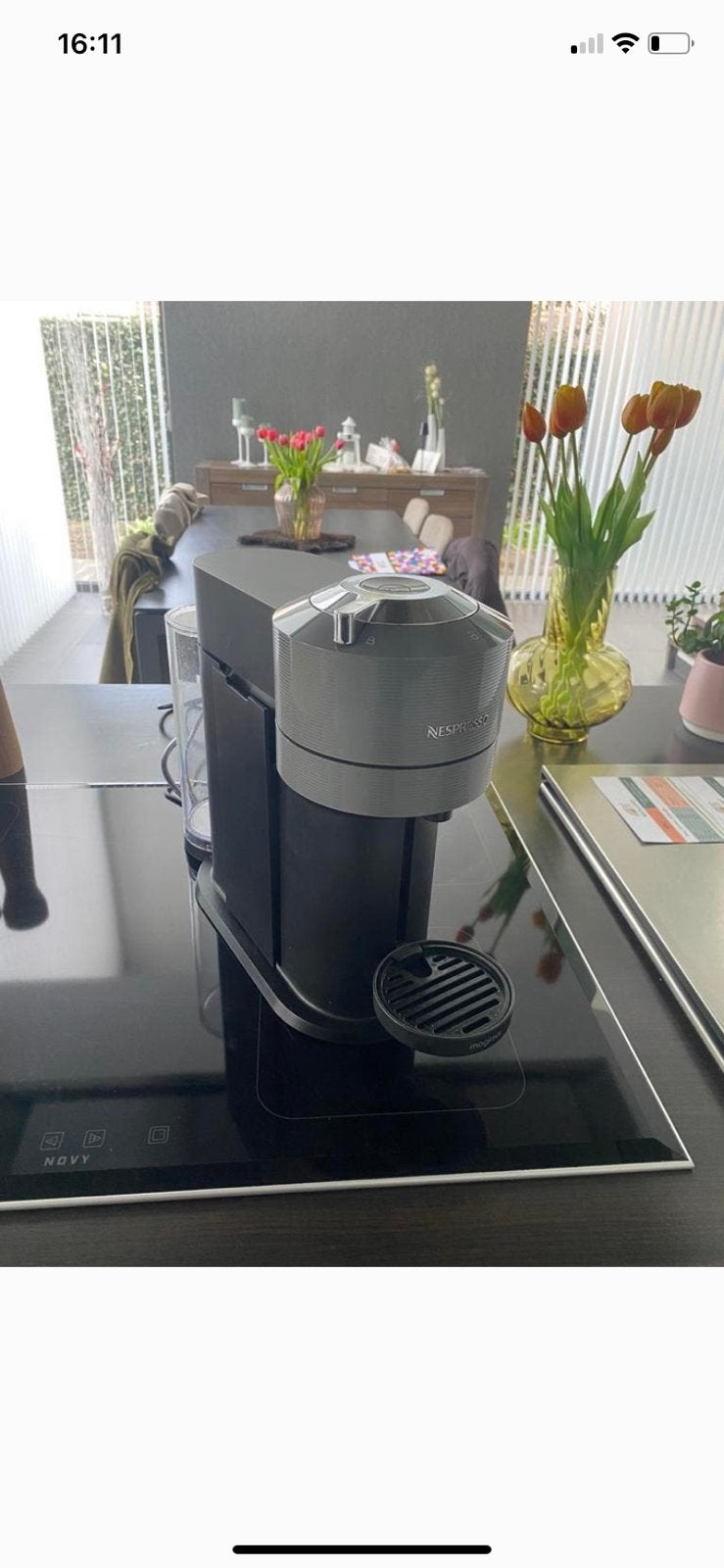 Nespresso machine voor Vertuo capsules, Elektronische apparatuur, Ophalen, Zo goed als nieuw, Nespresso