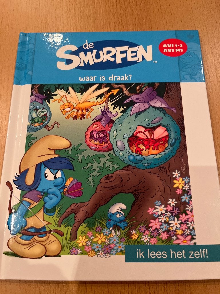 Boek eerste lezers AVI 1-2 De Smurfen, Boeken, Non-fictie, Zo goed als nieuw, Ophalen, Onbekend