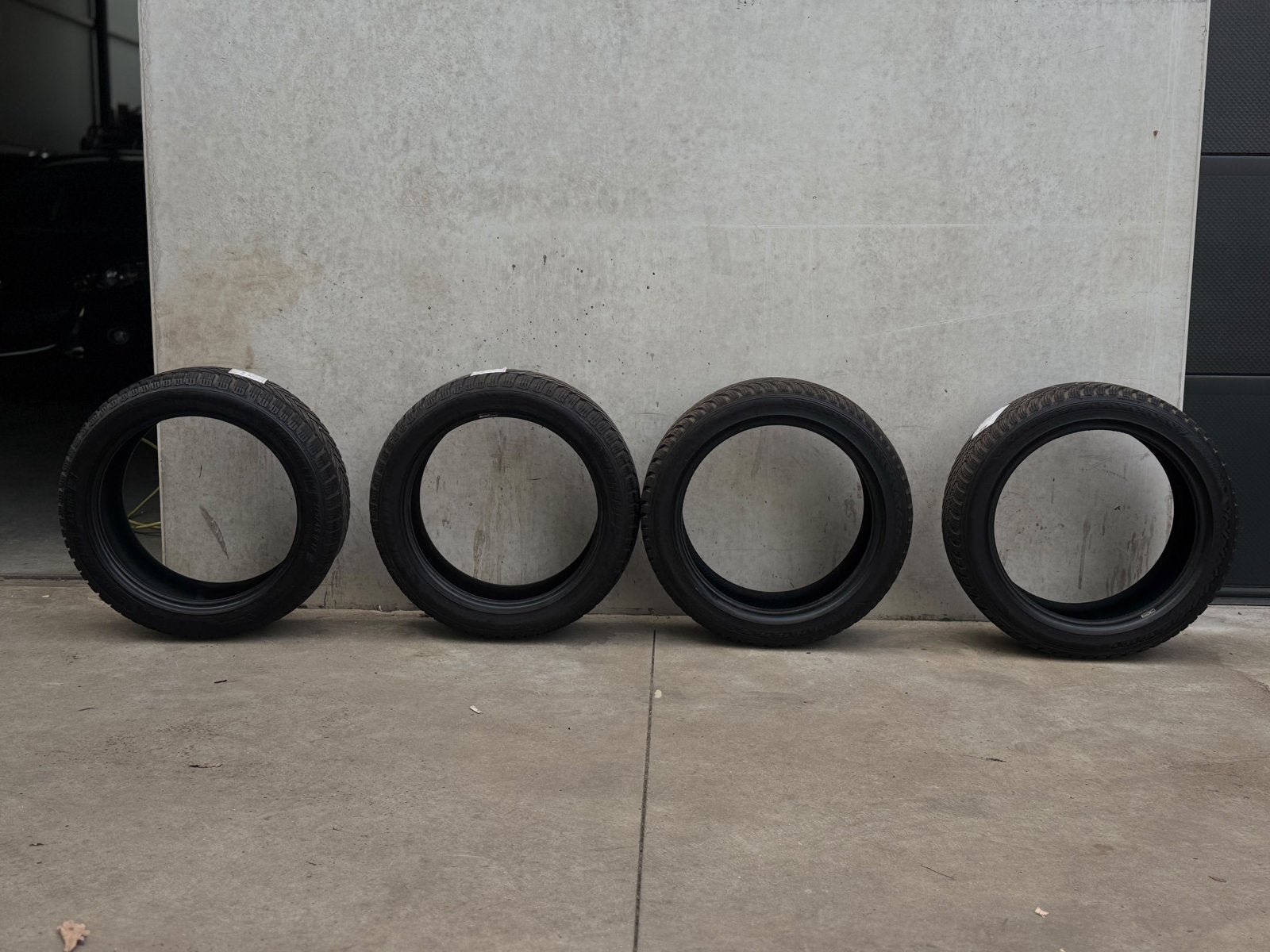 4x winterbanden 225/45 R17 91H Michelin + Hankook, Auto-onderdelen, Ophalen, Nieuw, 17 inch, Winterbanden