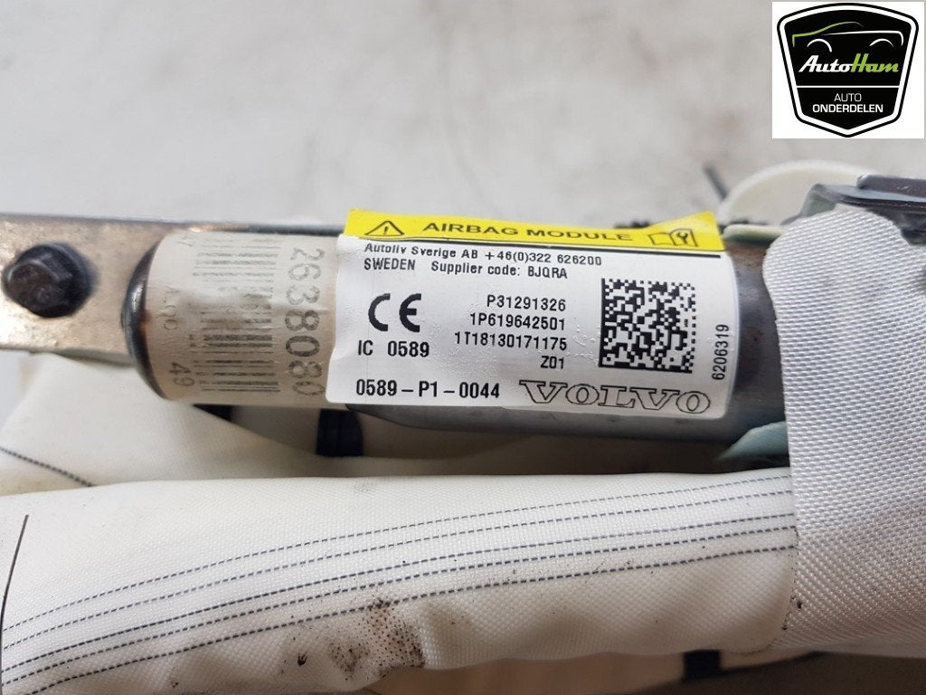AIRBAG TOIT GAUCHE Volvo V40 (MV) (|31291326|), Dhr. J. Ham, Administratie@autoham.nl, Nijkerkerstraat 27a 27a
3821 CD  AMERSFOORT, NL