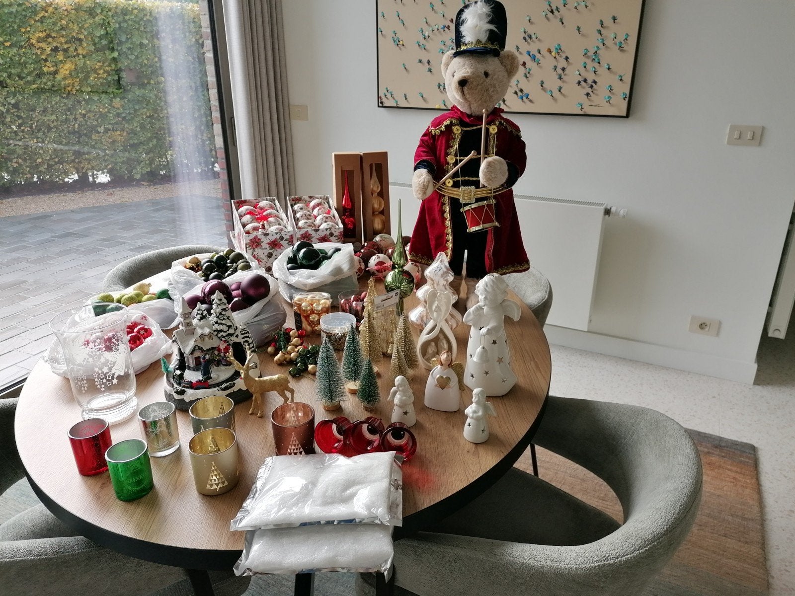 Boules et décorations de Noël à vendre en bon état, Enlèvement, Comme neuf