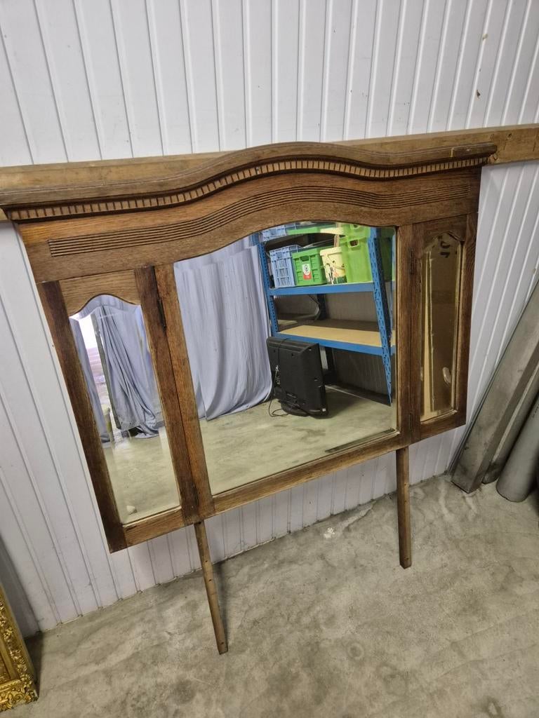 Spiegel drieluik, Antiek en Kunst, Ophalen