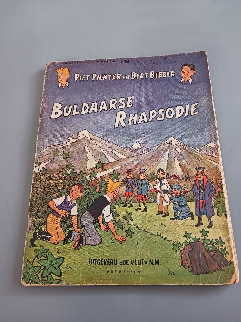 Piet Pienter en Bert Bibber 9, Buldaarse Rhapsodie, 1st druk, Ophalen of Verzenden