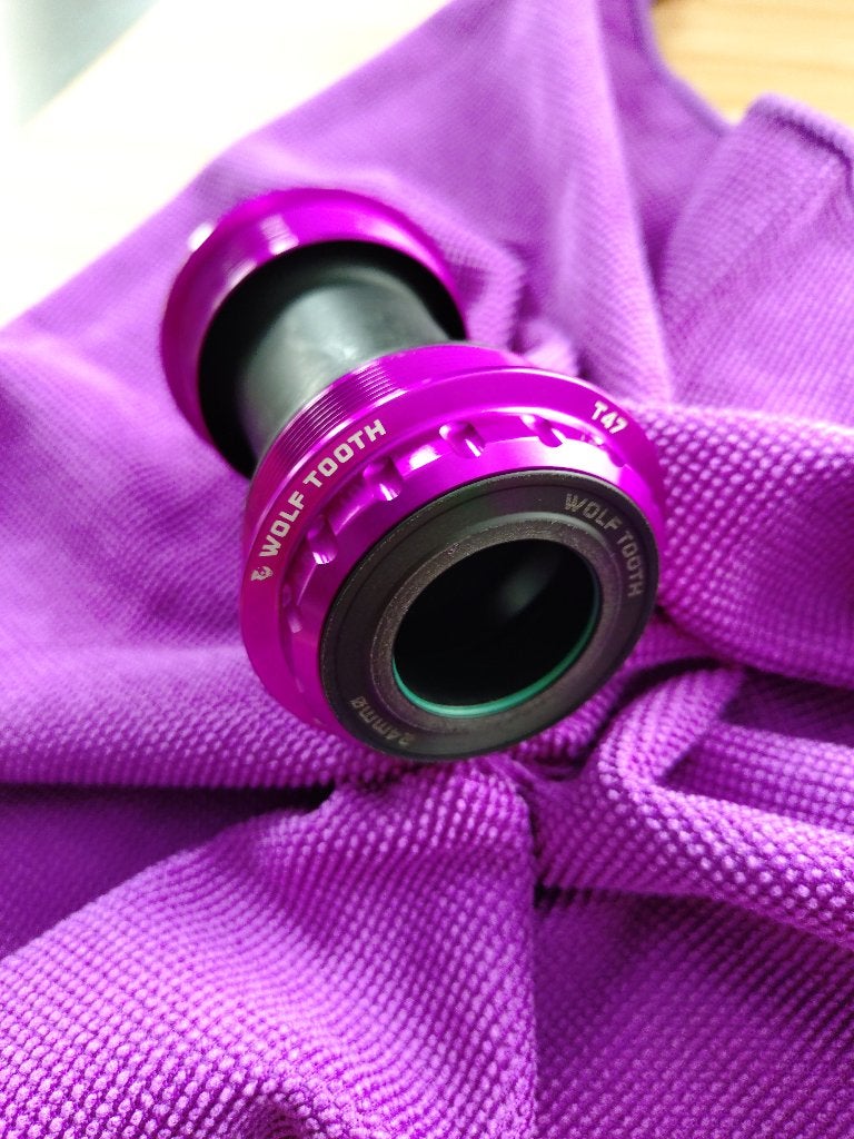 Wolf Tooth T47 24X trapas - Ultraviolet Paars, Fietsen en Brommers, Crankstel of Pedalen, WOLF TOOTH, Nieuw, Ophalen of Verzenden