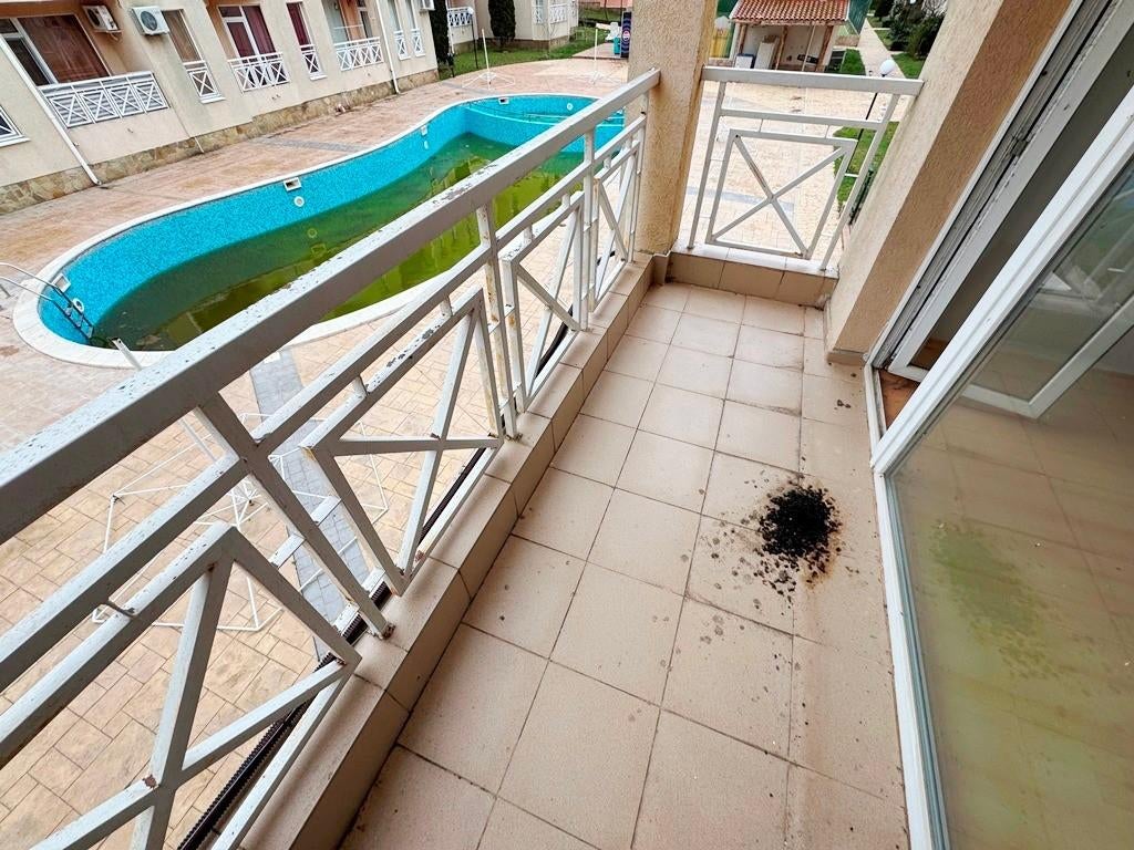 Studio met balkon en uitzicht op het zwembad | Sunny Day 6, 32 m², Overig Europa, Stad, Appartement
