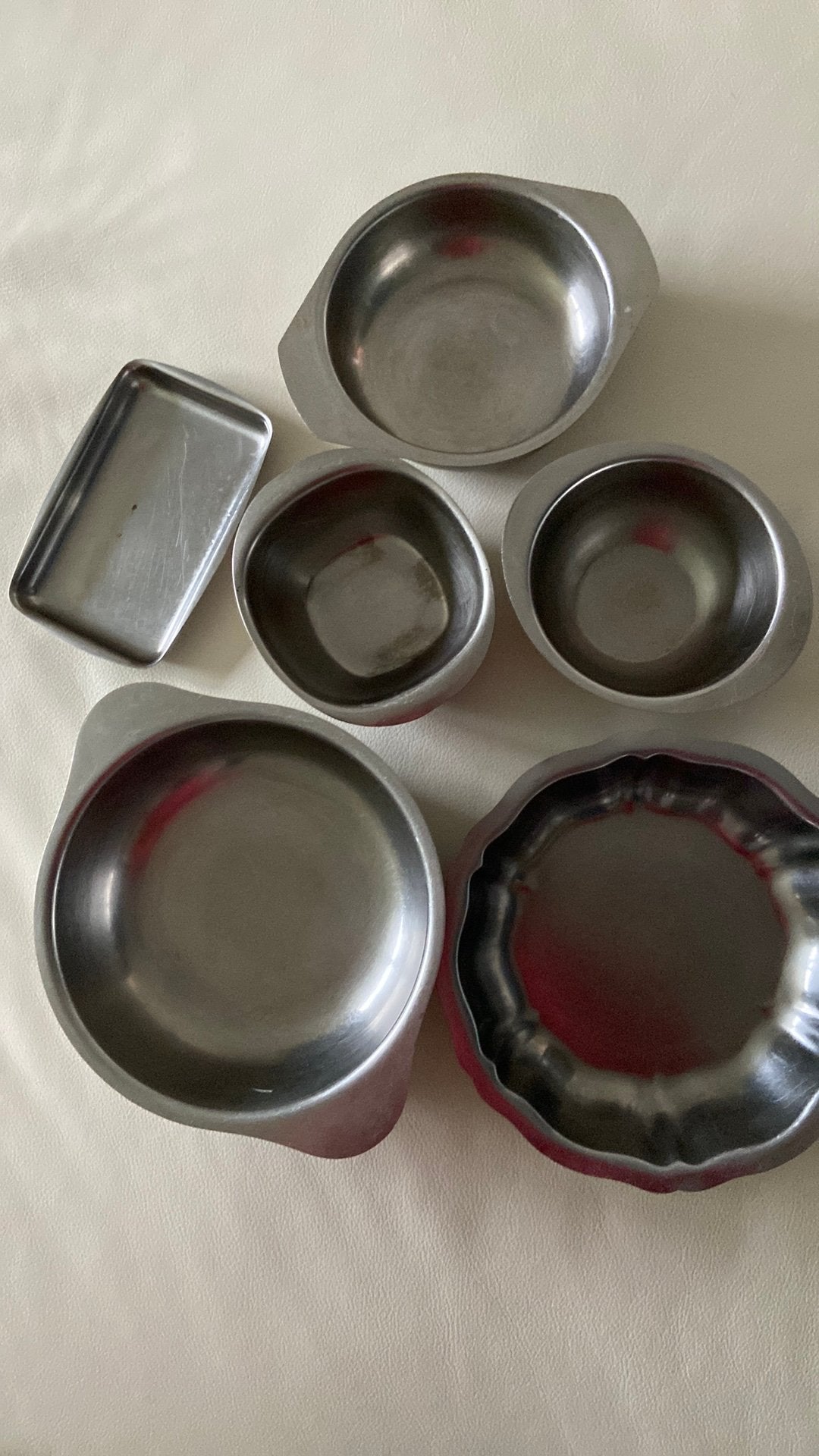 Lot inox 6 pièces, Maison & Meubles, Enlèvement ou Envoi, Utilisé