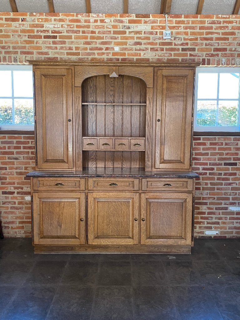 Buffet en chêne massif, 150 à 200 cm, Landelijk, Utilisé, Chêne