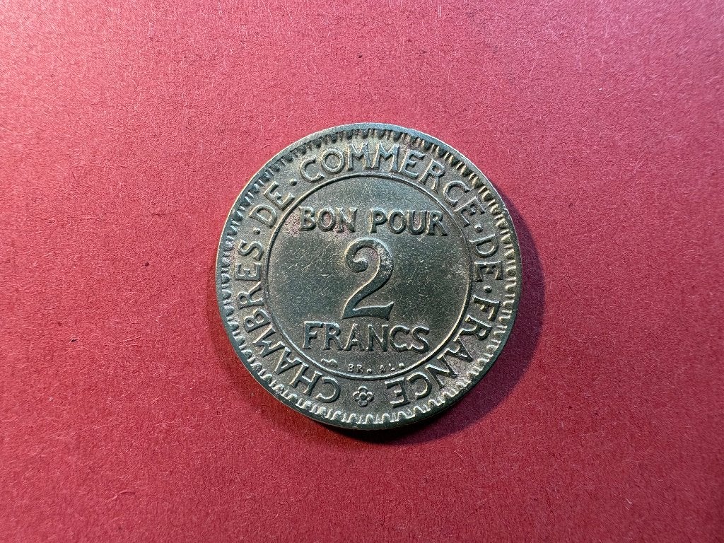France - 2 Francs 1923 (Chambres de Commerce) (#340#), Enlèvement ou Envoi, France, Monnaie en vrac