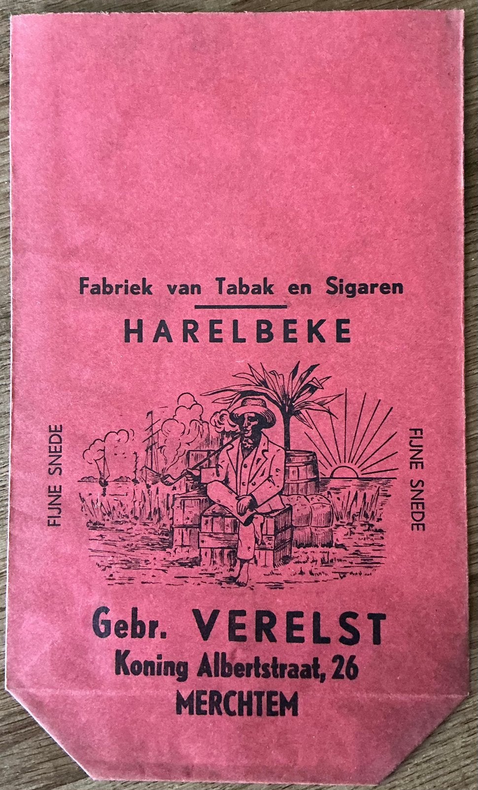 TABAK HARELBEKE/GEBR.VERELST/MERCHTEM/tabaksverpakking, Ophalen of Verzenden, Zo goed als nieuw, Verpakking