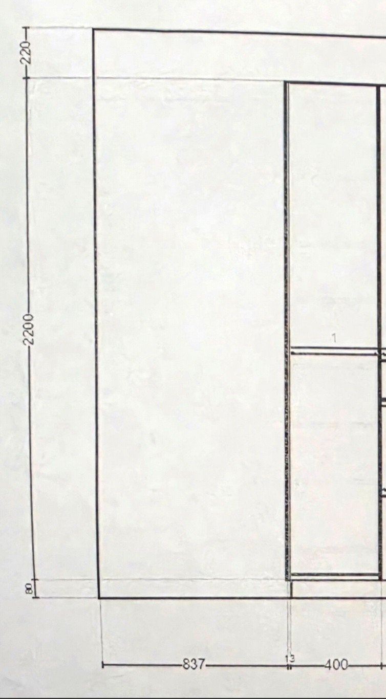 Metod IKEA zuil met 2 deuren en 6 planken 40x60x236 bl, Ophalen, Gebruikt, Minder dan 80 cm, 215 cm of meer