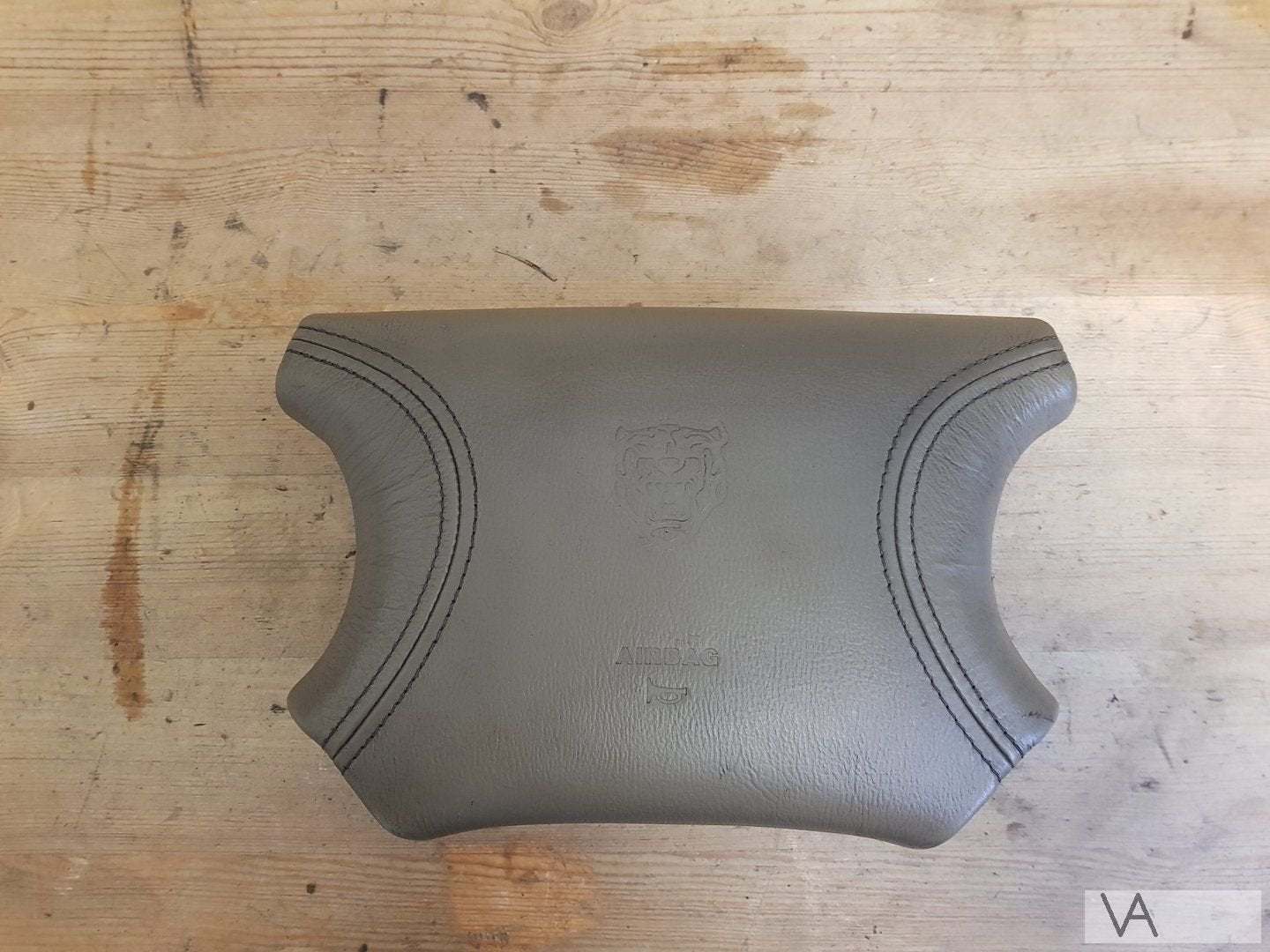 Jaguar XJ X308 1996 - 2002 stuurairbag leer beige stuur €30, -, Utilisé, Jaguar, -