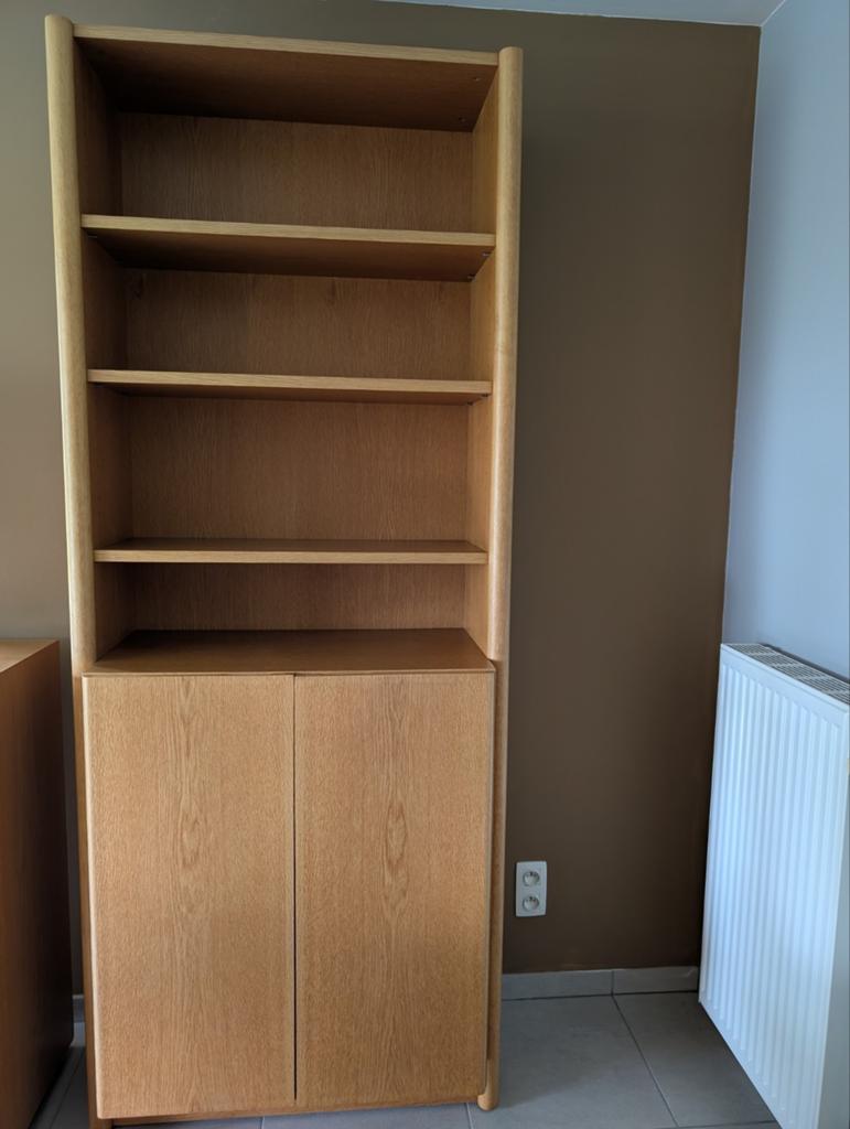 3 vintage eiken kasten Vandenberghe-Pauvers, Huis en Inrichting, Ophalen