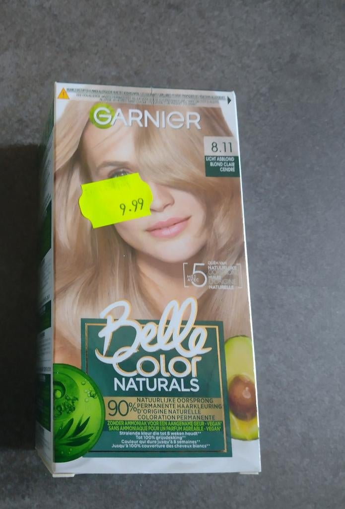 Haarverf L'Oréal Belle color licht asblond 8.11, 3x, Enlèvement