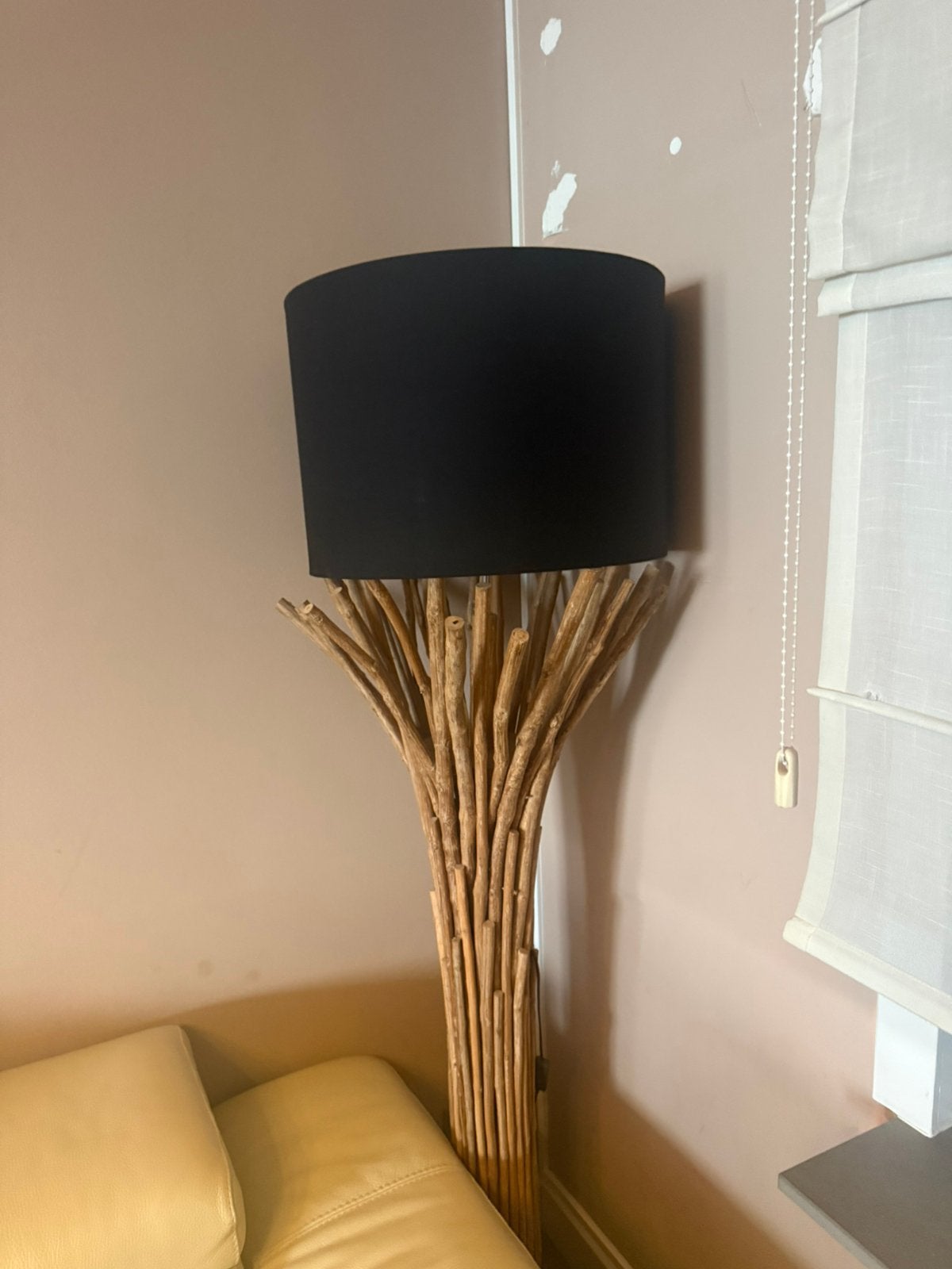 Lamp houten, Huis en Inrichting, Ophalen, Zo goed als nieuw