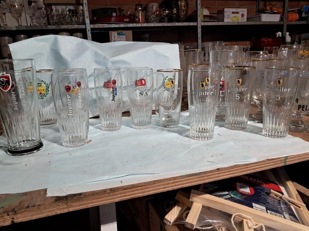 Jupiler glazen, Verzamelen, Ophalen of Verzenden, Zo goed als nieuw, Jupiler