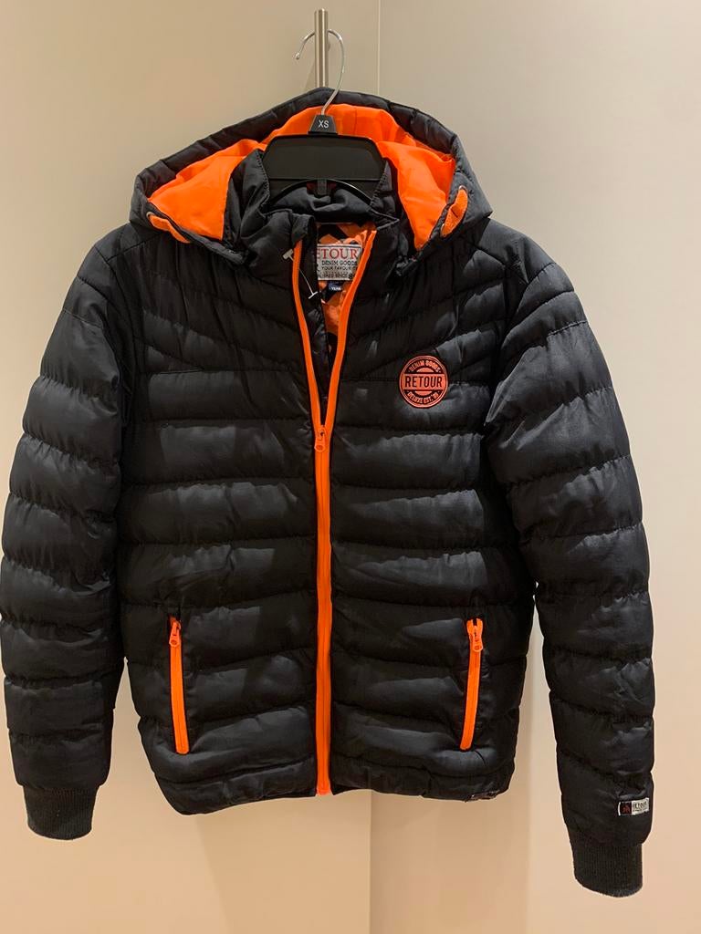 Veste Retour noir orange _ taille 158-164 garçons 13-14 ans, Enfants & Bébés, Garçon, Enlèvement ou Envoi, Utilisé, Retour