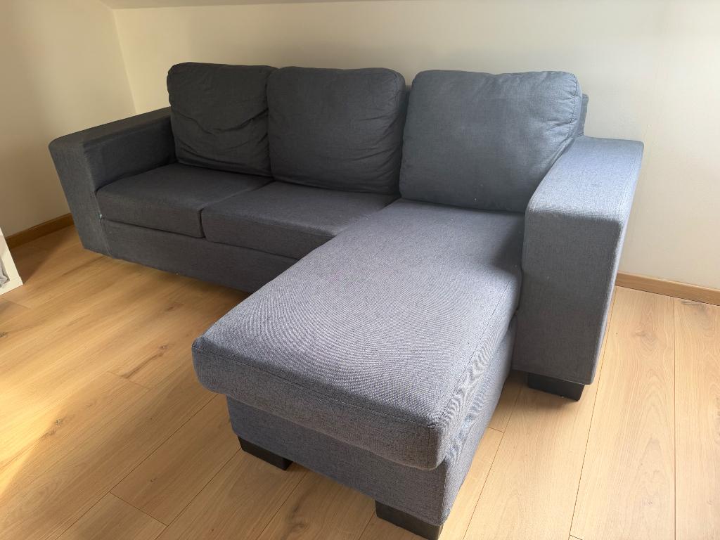 Zetel te koop, Ophalen, Gebruikt, Hoekbank, Driepersoons