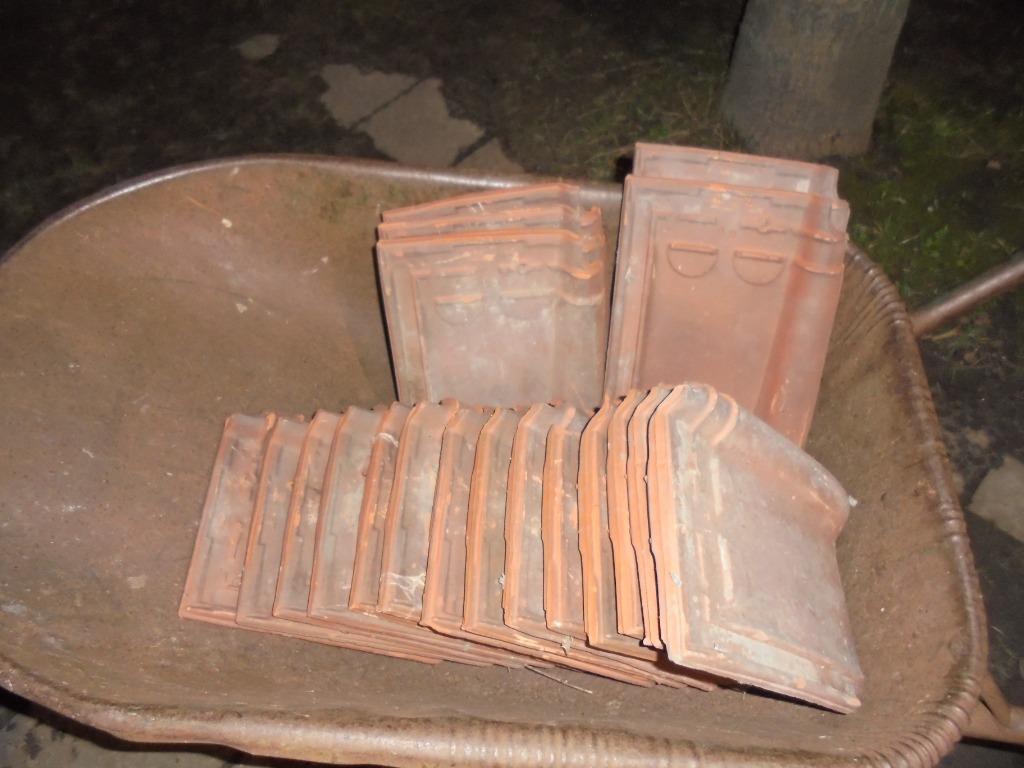 lot dakpannen rustiek, Ophalen, Steen of Klei, Zo goed als nieuw, Dakpannen