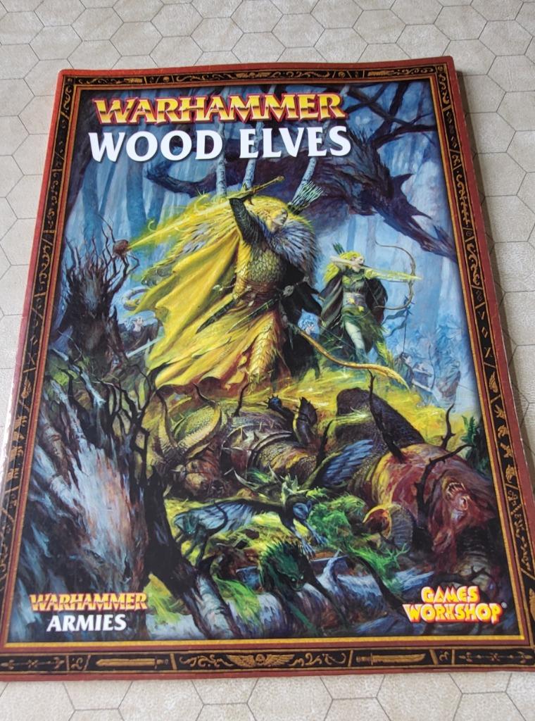 Wood Elves Army Book 7th edition Warhammer, Ophalen of Verzenden, Gebruikt, Warhammer, Boek of Catalogus