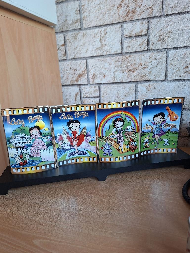 Betty Boop scène écran vintage Franklin mint 1998, Collections, Enlèvement ou Envoi, Neuf, Humain