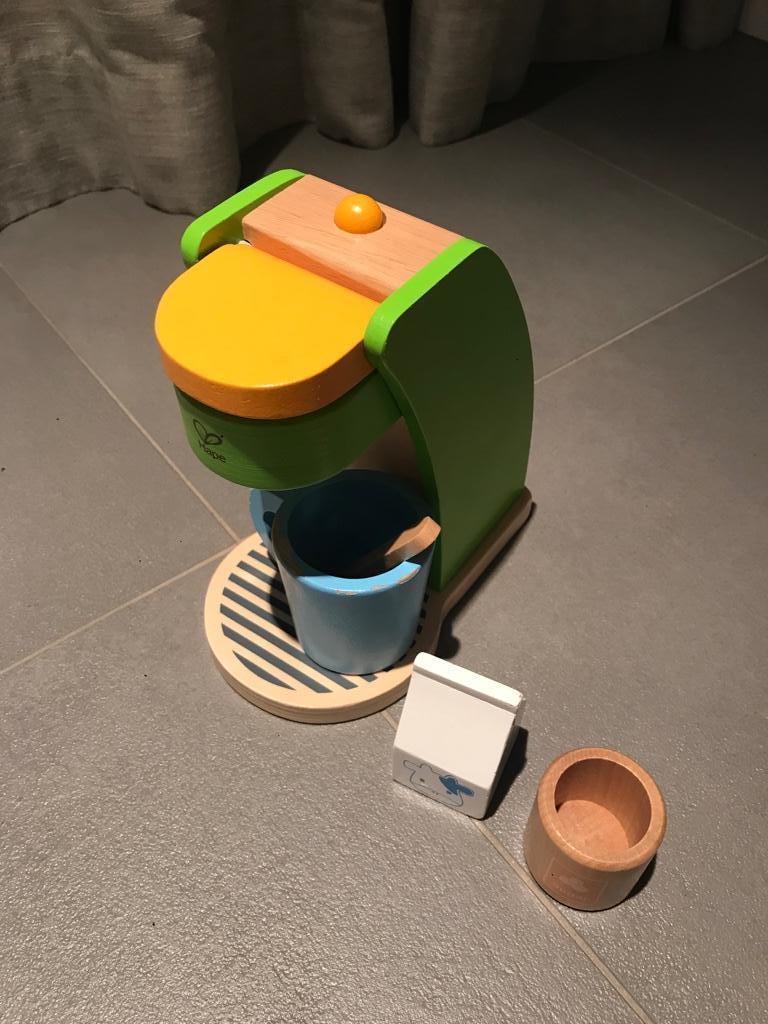 Hape koffiemachine, Kinderen en Baby's, Ophalen, Gebruikt, Meubelstuk of Keukentje