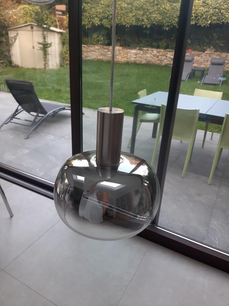 Lustre neuf et moderne Fischer & Honsel 22 cm, Enlèvement, Comme neuf, Verre