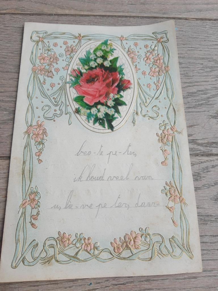 Nieuwjaarsbrief Balegem 1933, Antiek en Kunst, Ophalen of Verzenden
