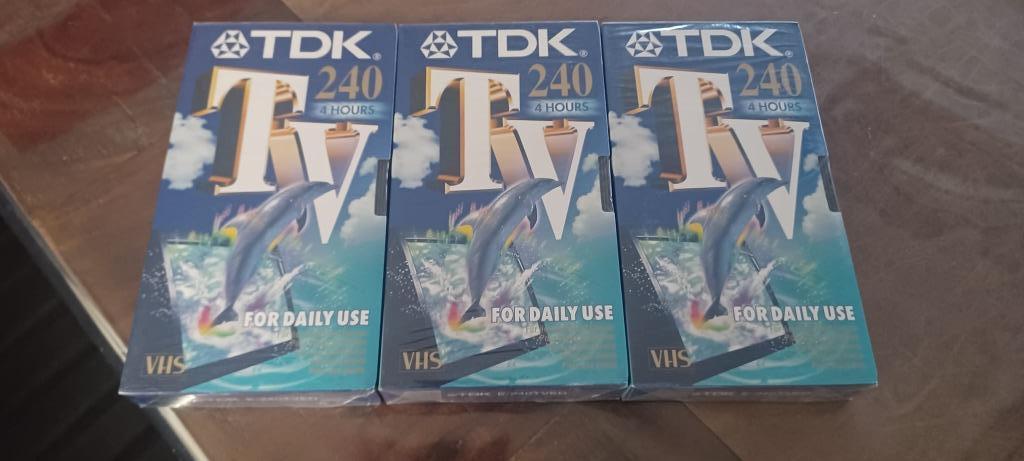 3 nieuwe lege videocassettes, Ophalen, Nieuw