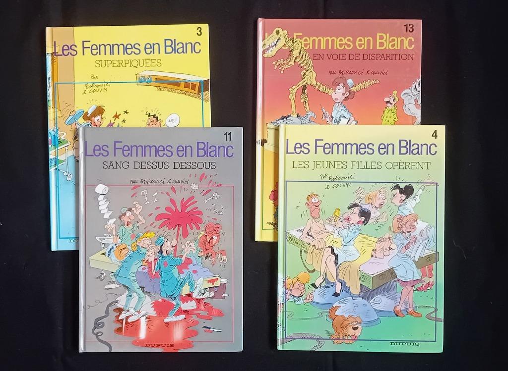 Lot de 5 BD Les femmes en blanc - excellent état, Ophalen, Gelezen