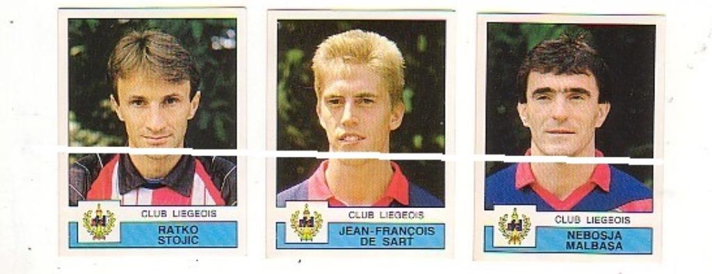 Panini Football 88/Club Liège/3 autocollants, Envoi, Comme neuf, Affiche, Image ou Autocollant