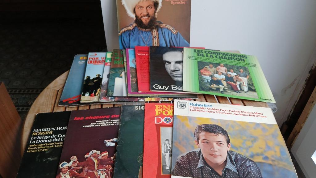 16 verschillende 33t vinylplaten van alle genres, Cd's en Dvd's, Vinyl | Klassiek, Gebruikt, 10 inch, Modernisme tot heden, Ophalen of Verzenden