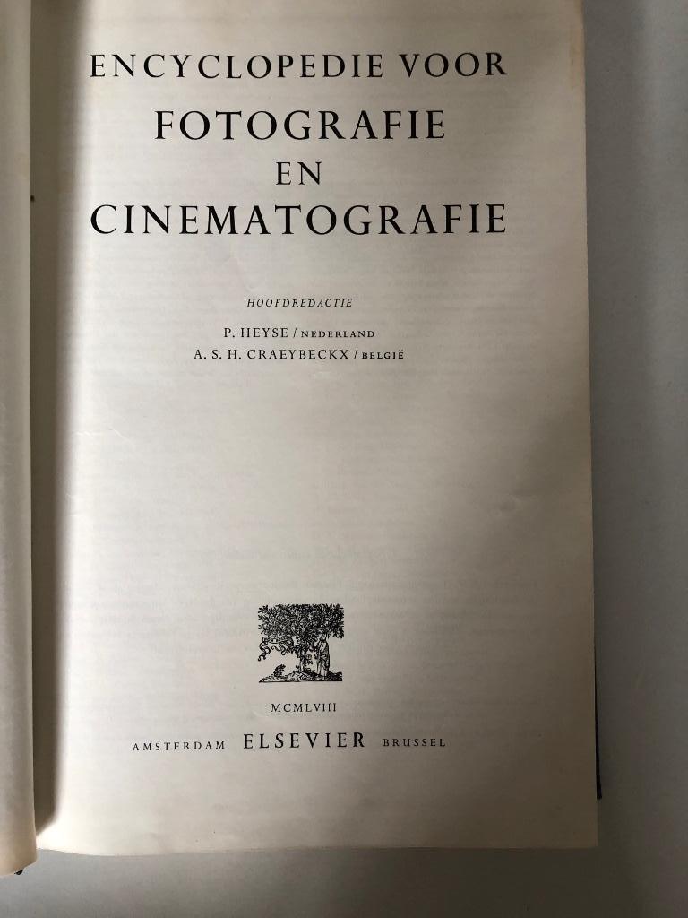 Boek Encyclopedie voor fotografie en cinematografie, Ophalen of Verzenden