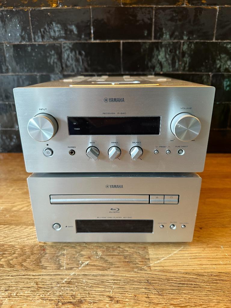 Yamaha R-840  + Yamaha BD-940 BluRay Player, Enlèvement, Comme neuf, Autres types, Autres marques