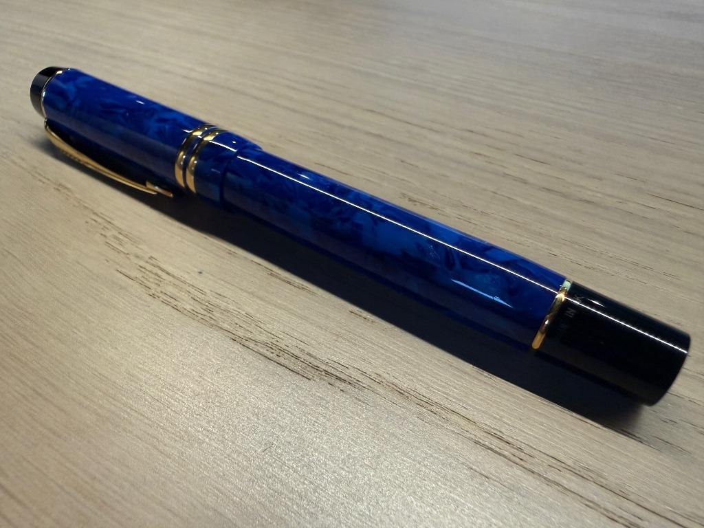 Parker Vintage Lapis Lazuli blue Mark II Vulpen (Zeldzaam), Parker, Nieuw, Met doosje, Ophalen of Verzenden