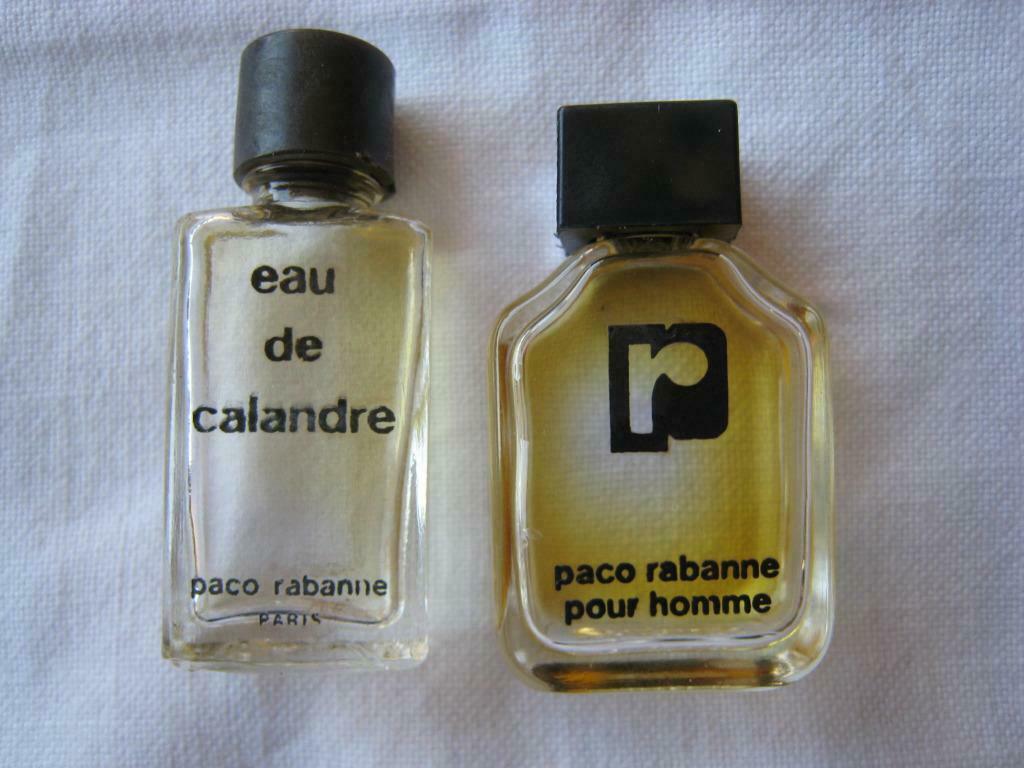 2  miniatures vides Paco Rabanne, Verzamelen, Verzenden, Gebruikt