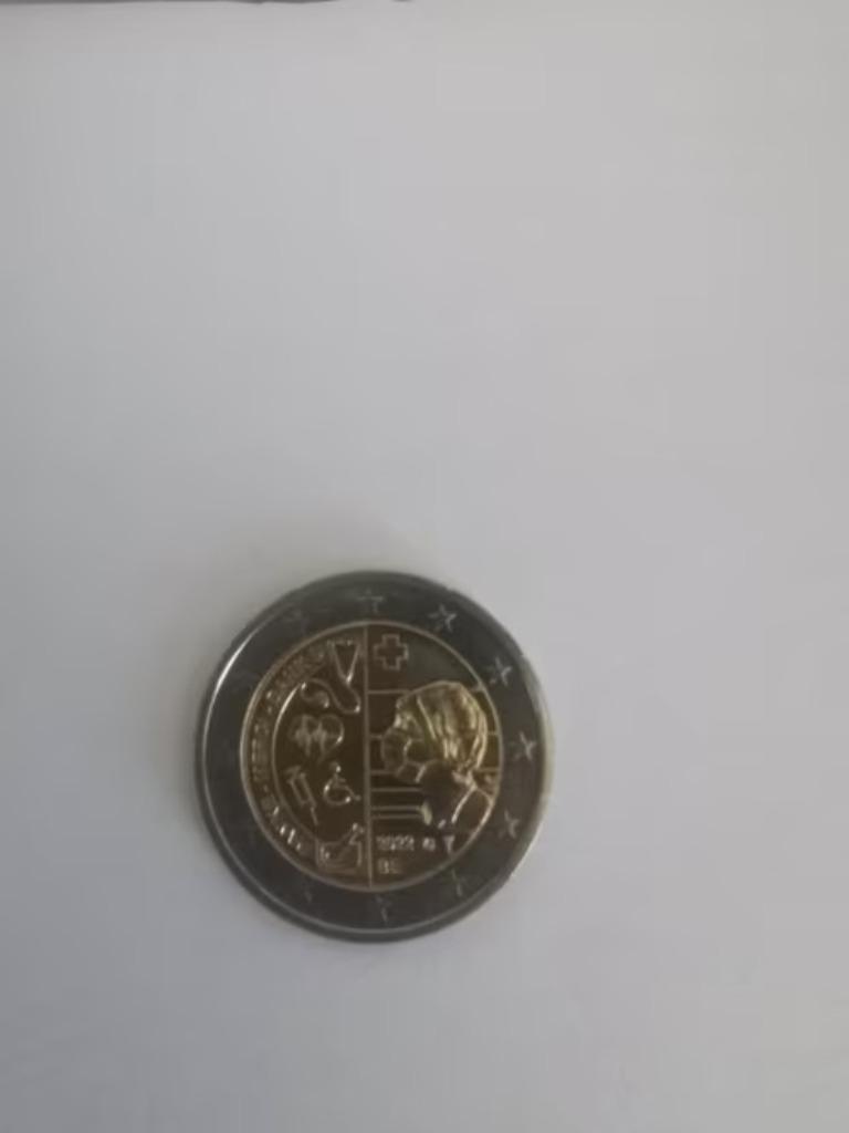 2€ munt covid Belgie, Hobby en Vrije tijd, Ophalen, Zo goed als nieuw
