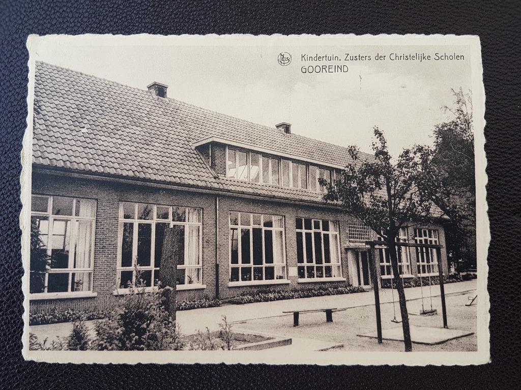 Postkaart Gooreind Zusters Christelijke Scholen Kindertuin, Verzamelen, Postkaarten | België, Ongelopen, Antwerpen, 1940 tot 1960