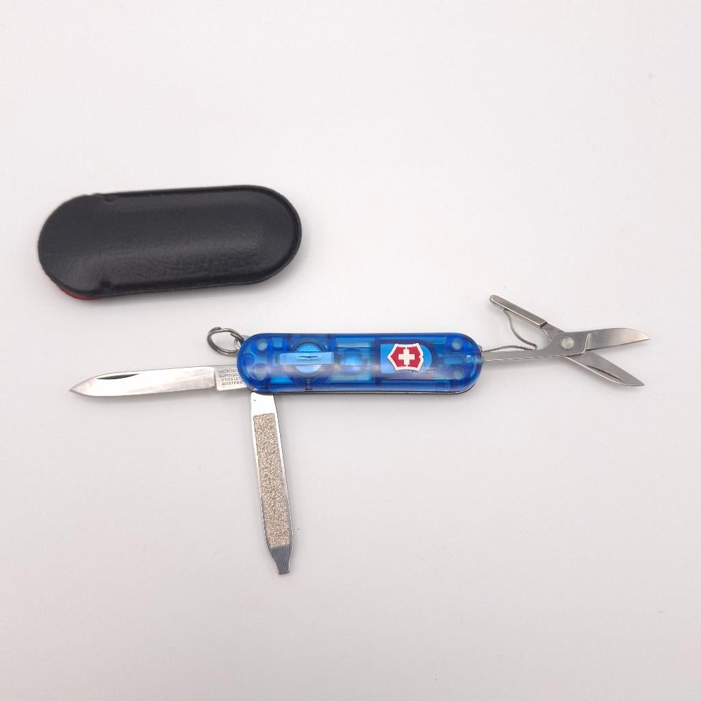 Victorinox Swiss Lite Blauw Transparant Couteau suisse, Enlèvement ou Envoi, Comme neuf