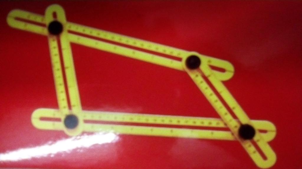 GABARIT D'ANGLE/REGLE DE MESURE MULTI-ANGLE/COPIEUR D'ANGLE, Enlèvement, Comme neuf, Distance