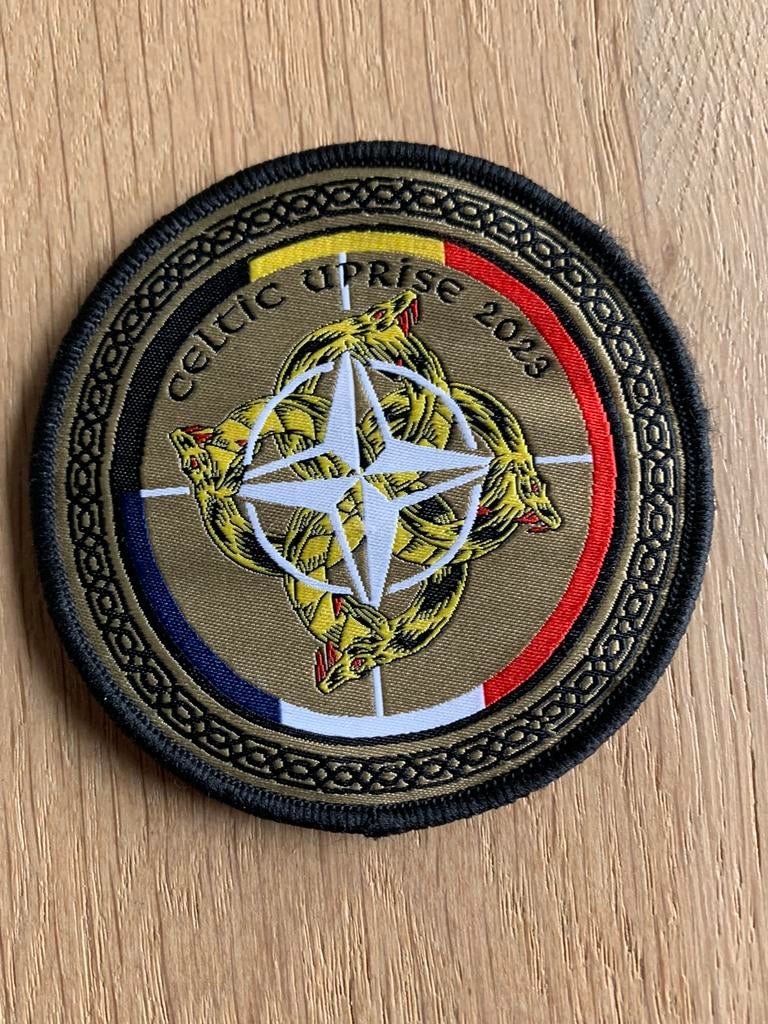 Patch oefening Celtic uprise 2023, Verzenden