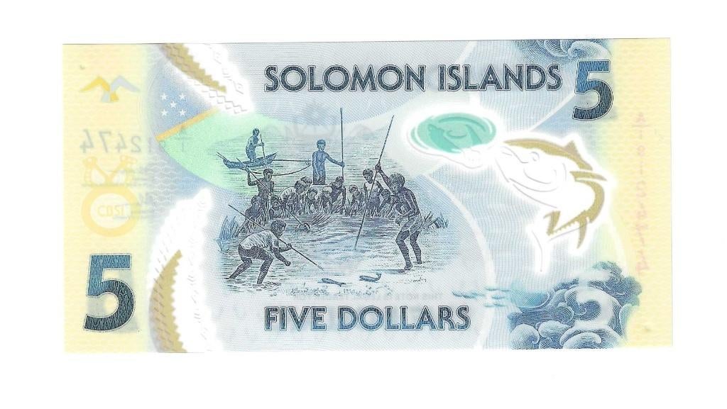 Solomon Islands, 5 Dollars ND(2019), UNC., Timbres & Monnaies, Billets de banque | Océanie, Enlèvement ou Envoi, Billets en vrac
