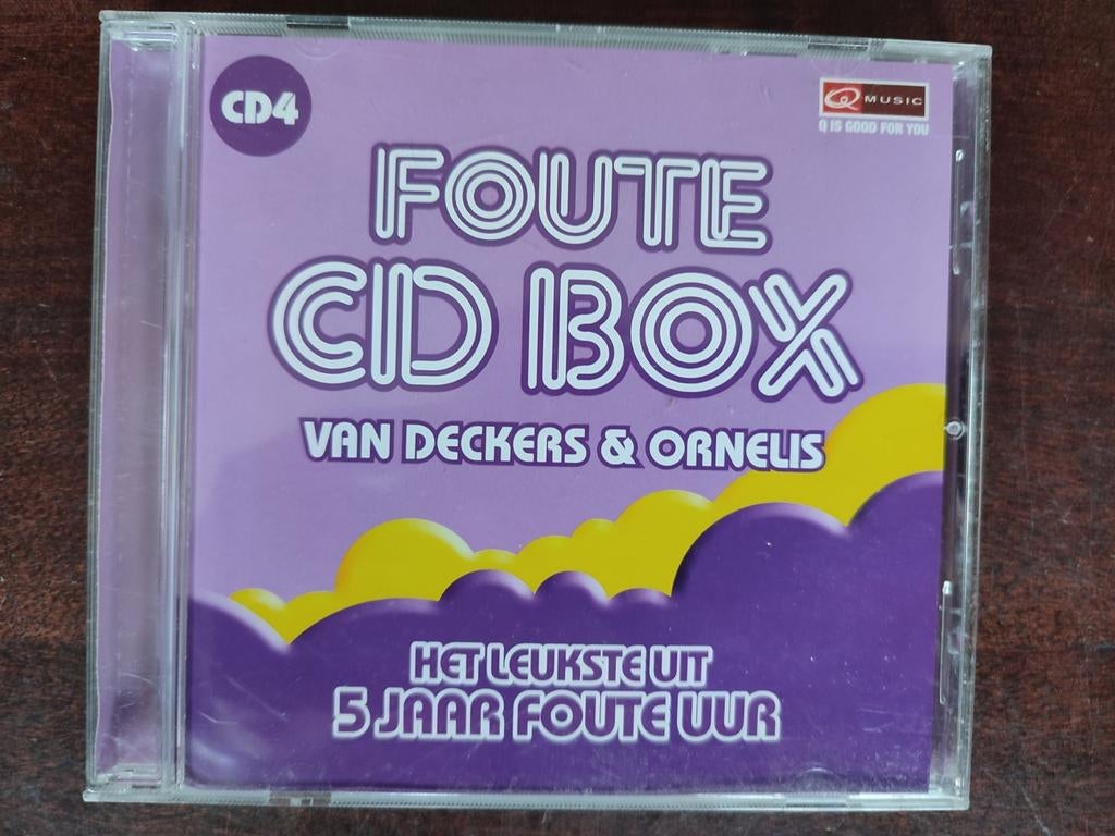 CD : FOUTE CD BOX  cd 4  van Deckers & Ornelis (Q-MUSIC), Ophalen of Verzenden, Zo goed als nieuw