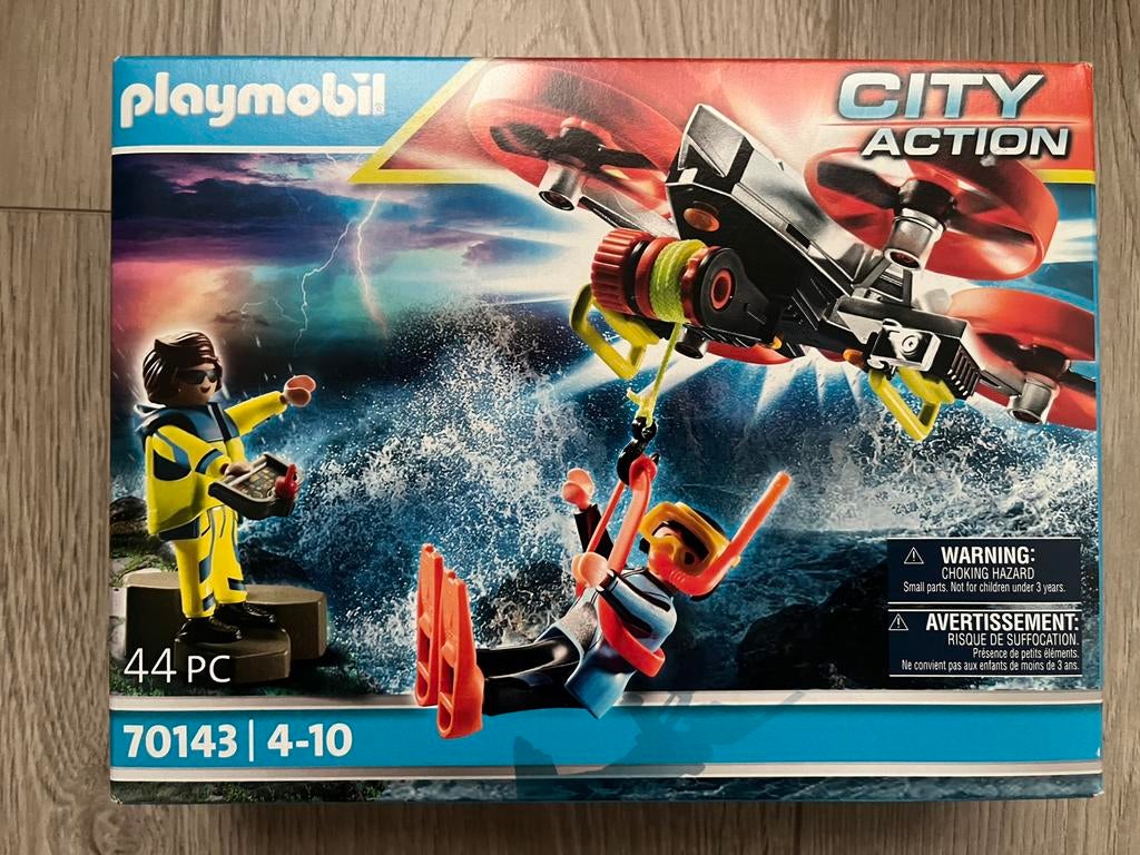Playmobil duiker mert drone, Ophalen of Verzenden, Zo goed als nieuw