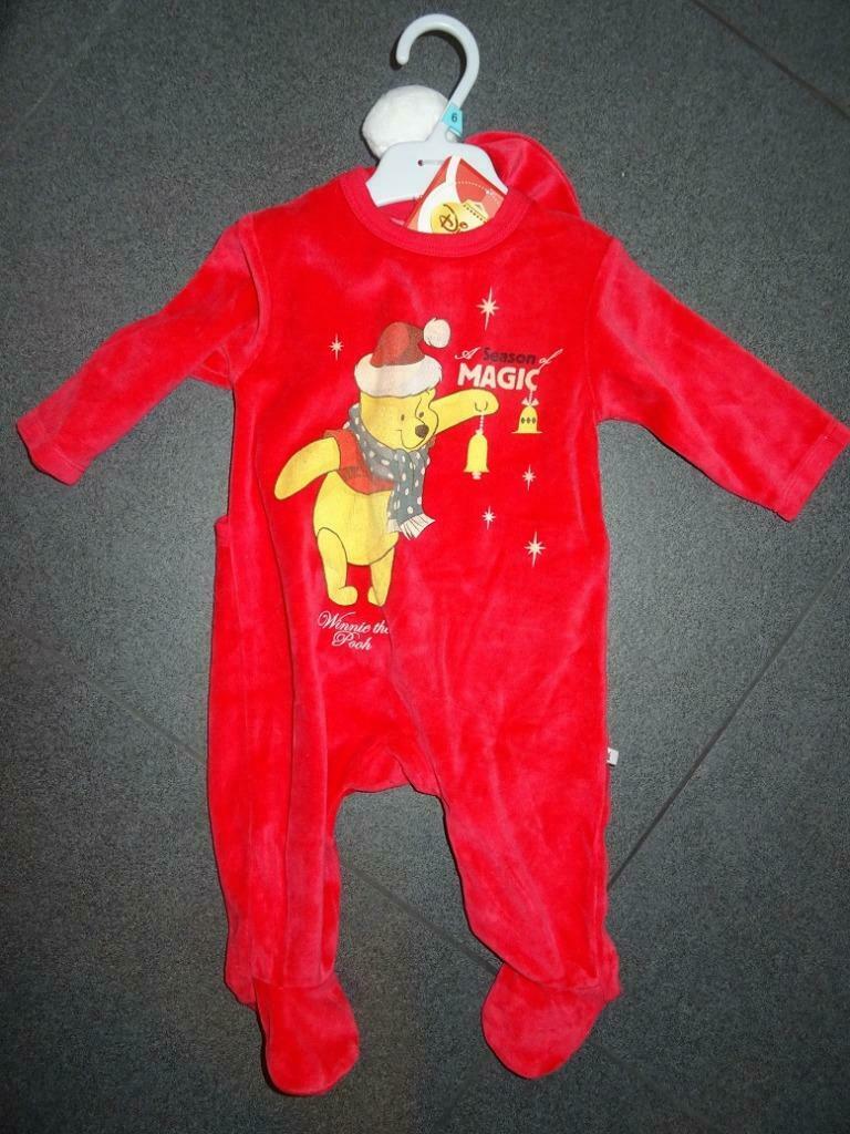 Fluwelen kruippakje disney (Kerstmis), Disney, Jongetje of Meisje, Nieuw, Ophalen of Verzenden